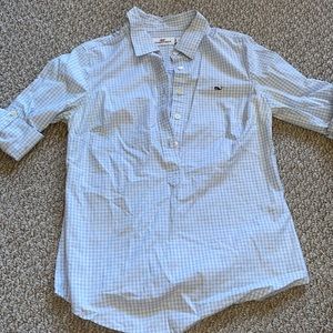 Blue Vineyard Vines Shirt